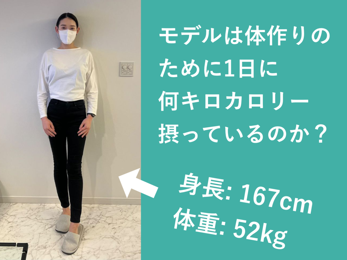 モデルの1日の摂取カロリーや食事を実際に調査してみた